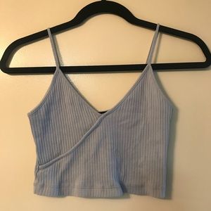 Light blue Crop Top